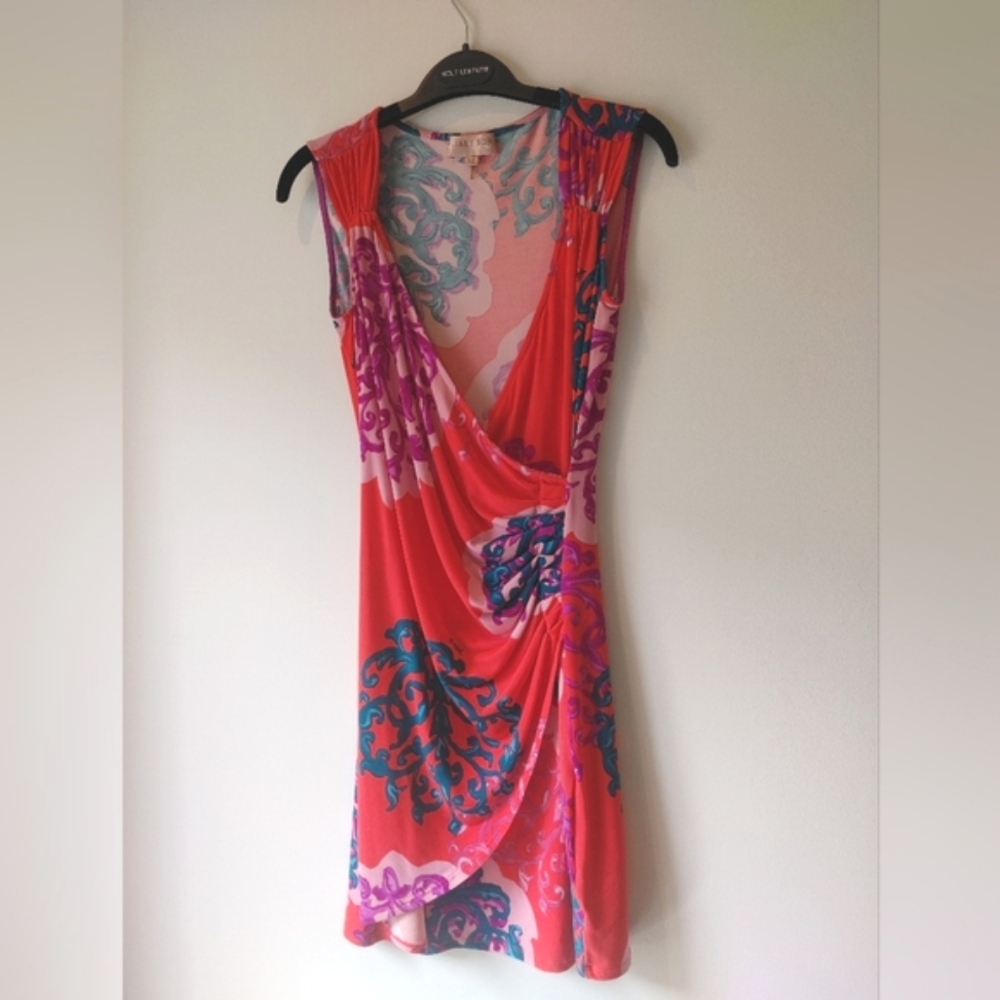 Hale Bob Vintage Label Mini Floral Dress Size XS